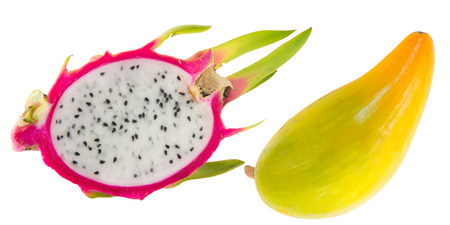 Fresh fruits.Mixed fruits backgroundの写真素材