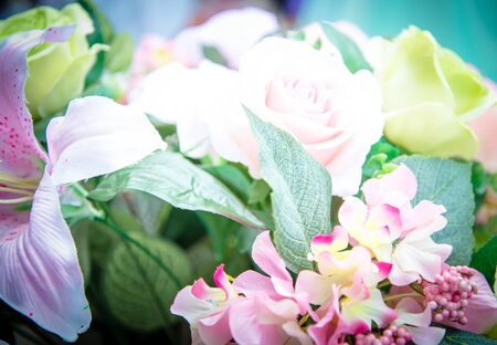 Bunch of flowers in weddng concept.の写真素材