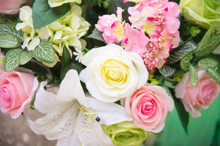 Bunch of flowers in weddng concept.の写真素材