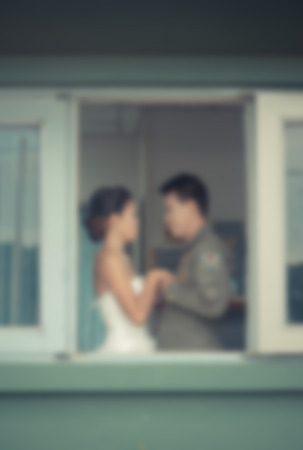 Blurred weddingの写真素材