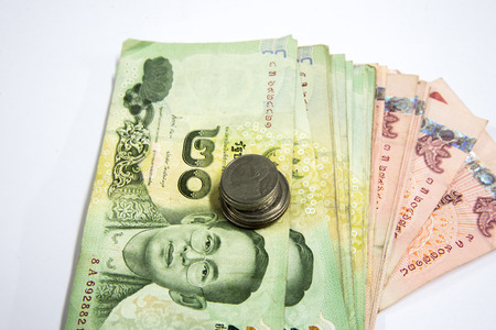 Banknotes thai Business concept.の写真素材