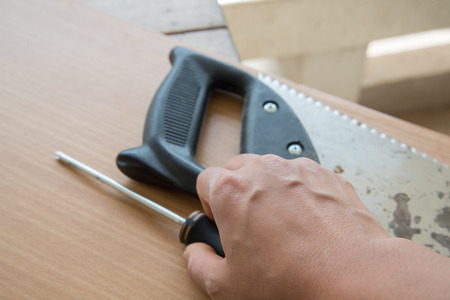 Hand work.の写真素材