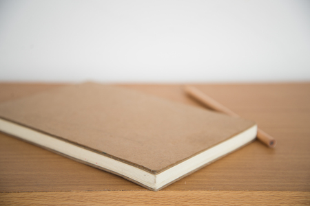 reading books on the tableの写真素材