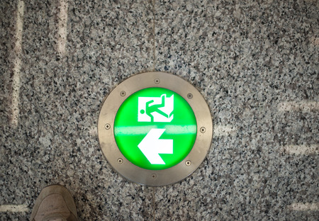 Exit sign