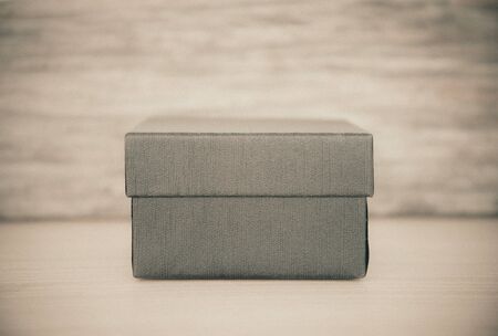 box in vintage toneの写真素材
