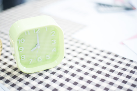 green clockの写真素材