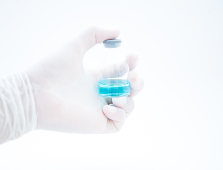 medical injection in handの写真素材