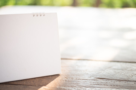 Blurred calendar page blur background.の写真素材