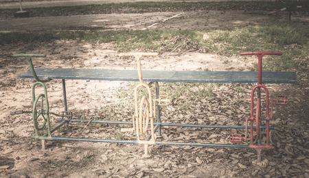 playground  in feel dark.の写真素材