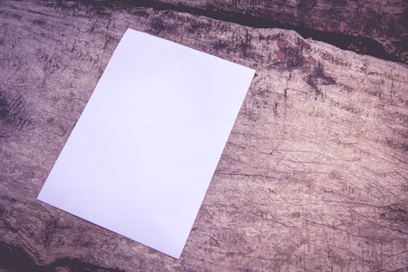 Pen and Notepad on the wooden deskの写真素材