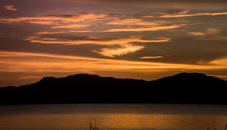 Beautiful sunset viewの写真素材