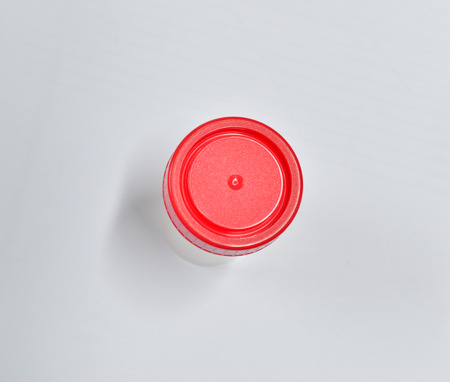 Transparent plastic cans for urine