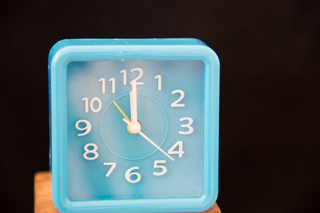 Blue clock