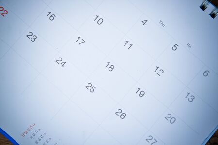 calendarの写真素材