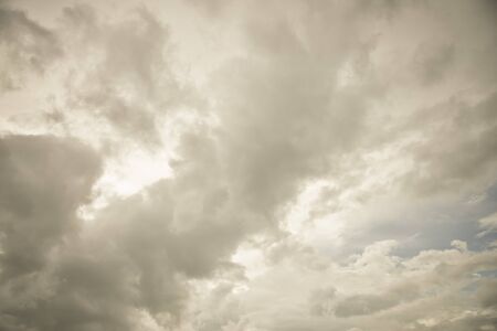 Dark clouds and skyの写真素材