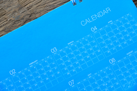 Calendar page.の写真素材