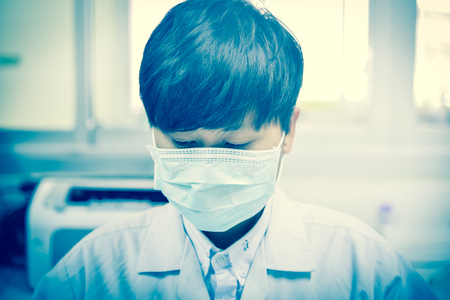 asia scientist working in biological laboratory.の写真素材