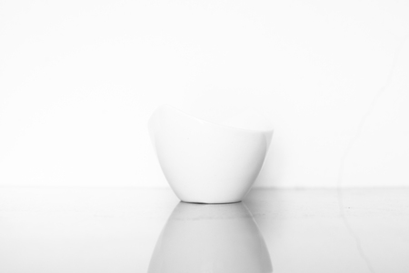 Cup in black and white tone.の写真素材