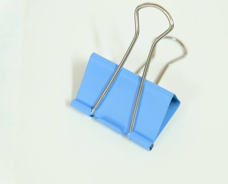 Blue Paper clipの写真素材