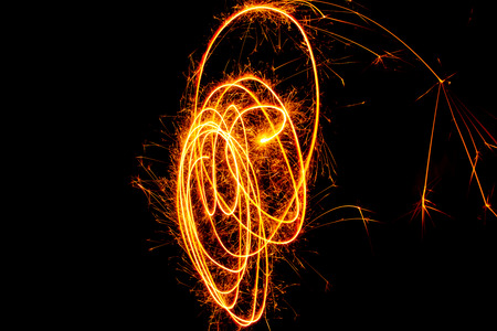 fireworks and celebrating abstract background.の写真素材