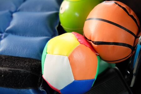 children educational toy in physical therapy concept.の写真素材