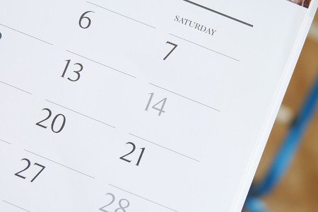 calendar page Chinese New year 2017 concept.Close up on Saturday 28 Januaryの写真素材