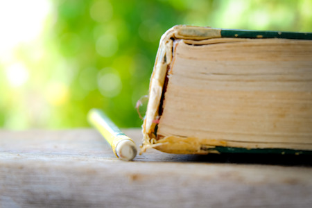 old book close upの写真素材
