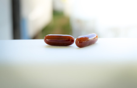 Drug prescription for treatment medication. Pharmaceutical medicament, cure in container for health.の写真素材