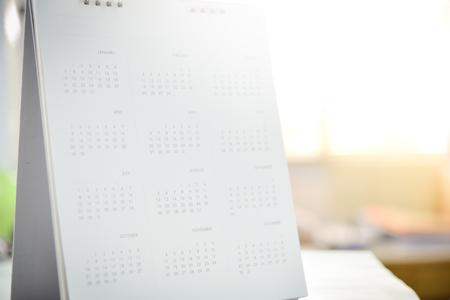 calendarの写真素材