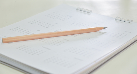 Calendar whiteの写真素材