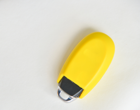 Key car on whiteの写真素材
