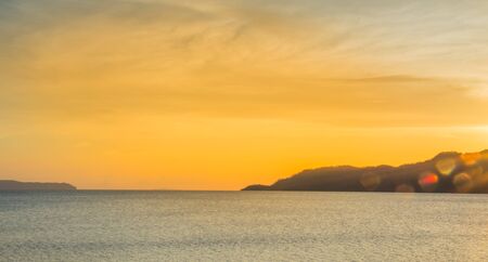 sunset nature background.の写真素材