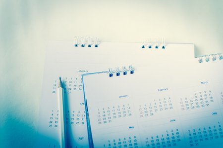 calendar pageの写真素材