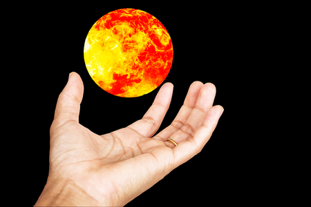 Fire Earthの写真素材