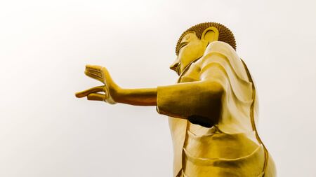 Buddha in temple Thailand.の写真素材