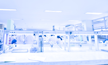 white laboratory.の写真素材