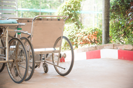 Group of Wheelchair stanby in hospital.の写真素材