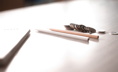 calendar with pencil in plan concept.の写真素材