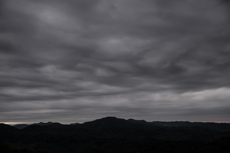 Black sky with cloud nature background.の写真素材