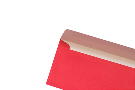 Red envelope on white background.Chinese new year 2019 concept.の写真素材