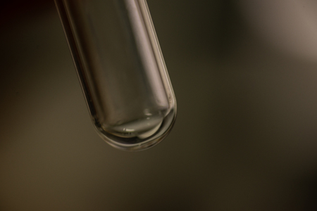Close up One test tube in science concept.の写真素材