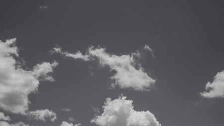 Close up White cloud in the dark tone.