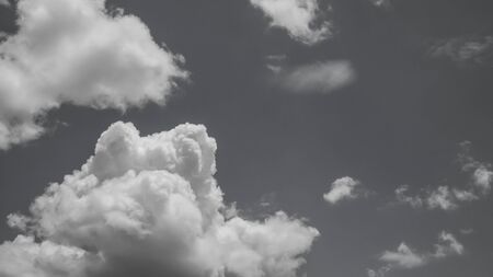 Close up White cloud in the dark tone.の写真素材