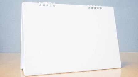 Calendar page on pastel tone planning concept.の写真素材