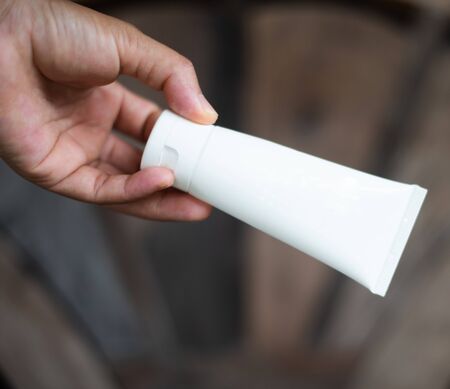 Hand using alcohol gel  with protecting coronavirus virus  and bacteria.の写真素材