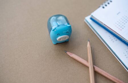 close up calendar in planning concetp.の写真素材