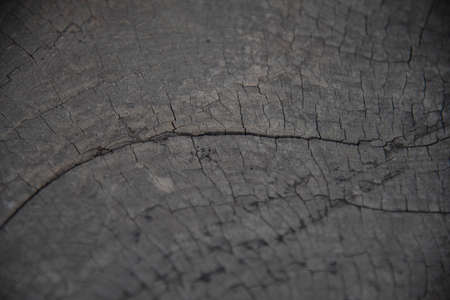 Close up dark texture on wood background.