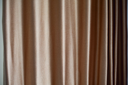 Blurred smooth fabric wall background.の写真素材