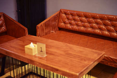 Blur in coffee shop background.の写真素材