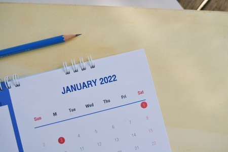 Blurred calendar page white tone.Planning concept.